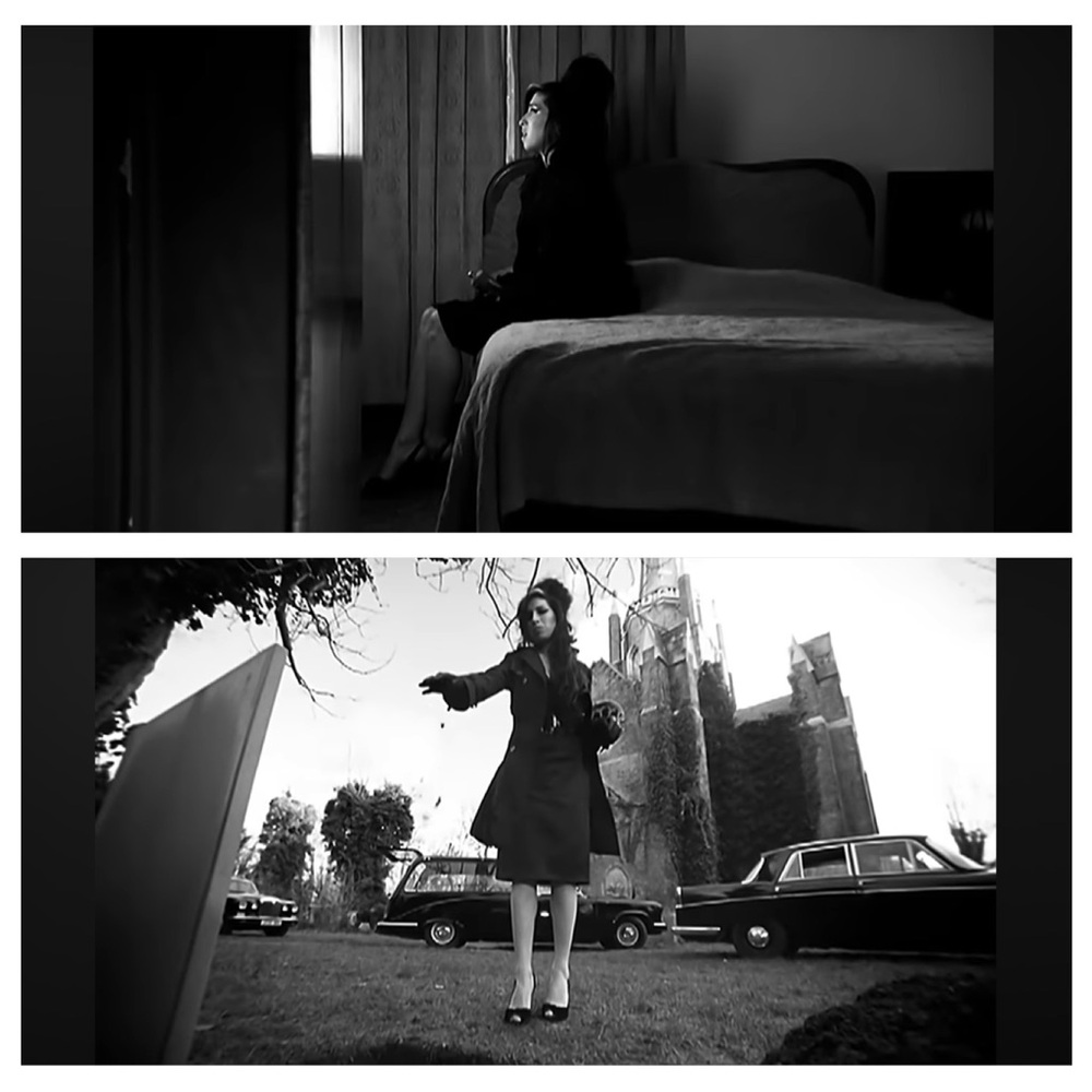 Amy Winehouse poster B&W -Lounge Chair- Back to Black music video- Black & White - Picture 6 of 8